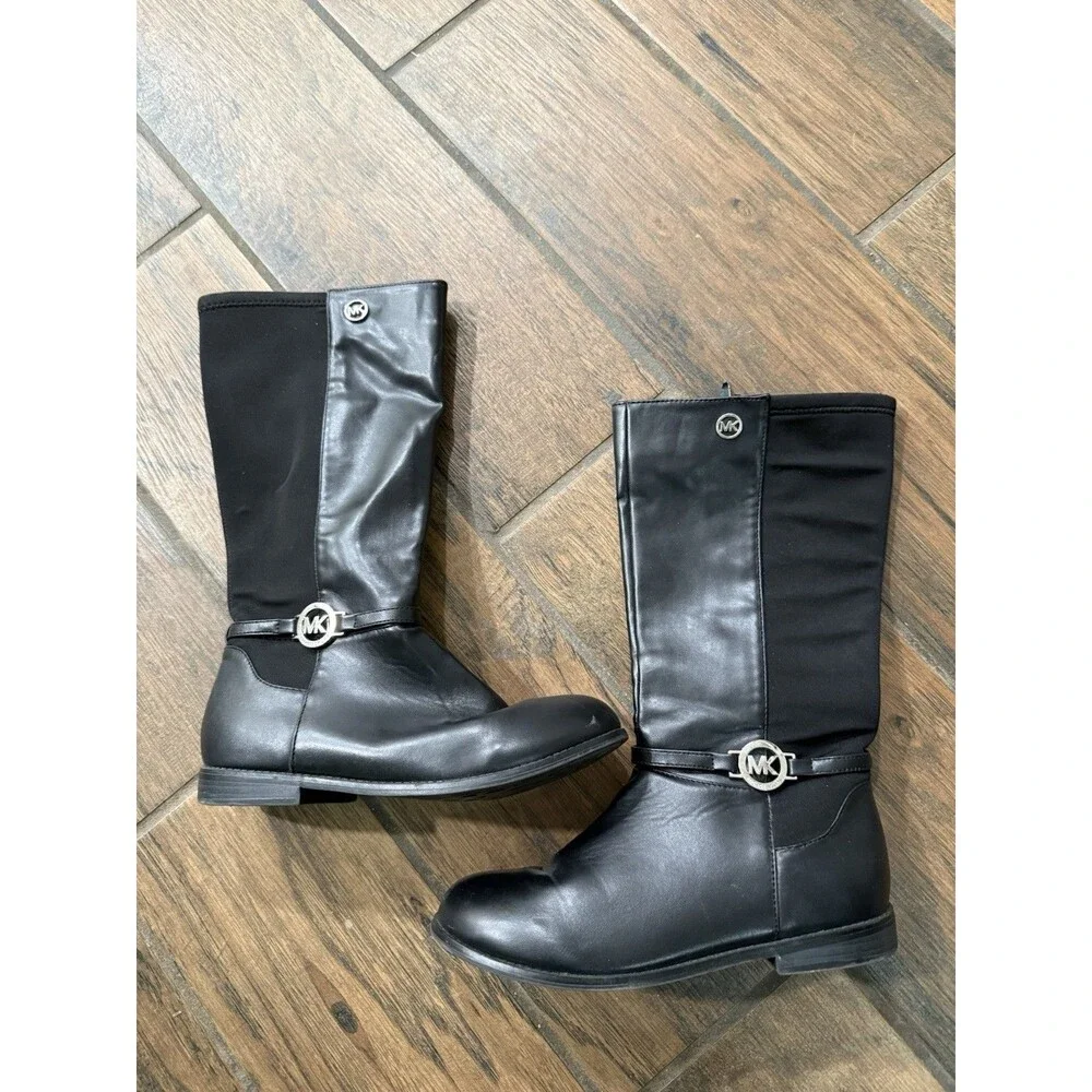 Michael Kors Black Emma Kaya Boots 4